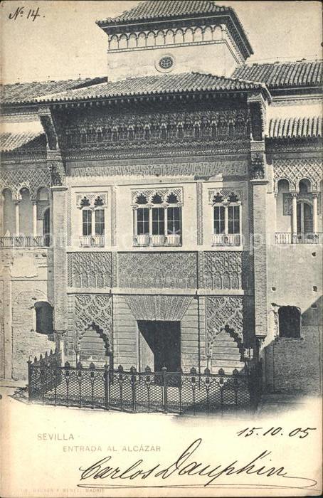 Sevilla Andalucia Entrada al Alcazar