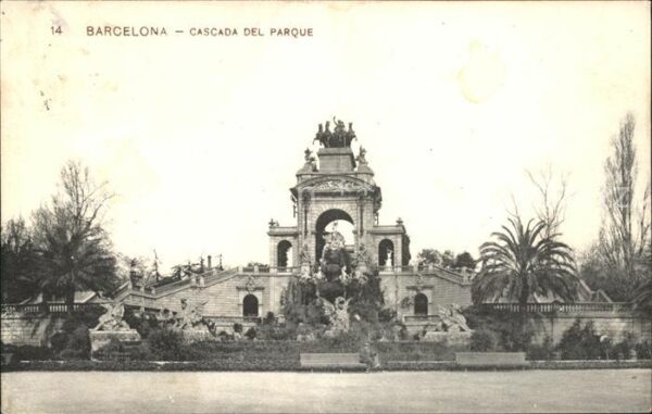 Barcelona Cataluna Cascada Parque