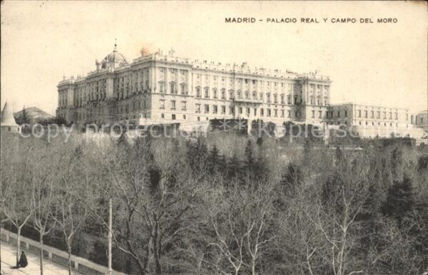 Madrid Spain Palacio Real campo del Moro