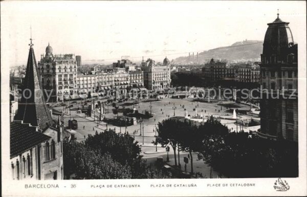 Barcelona Cataluna Plaza Cataluna