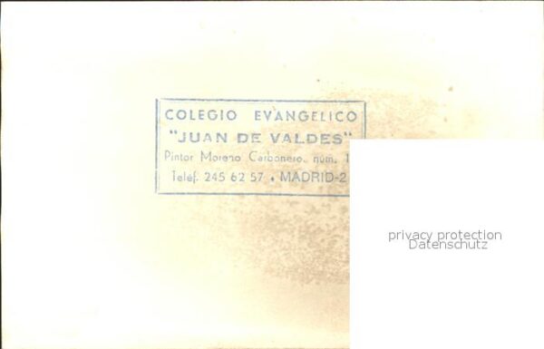 Madrid Spain Colegio evangelico Juan de Valdes – Bild 2
