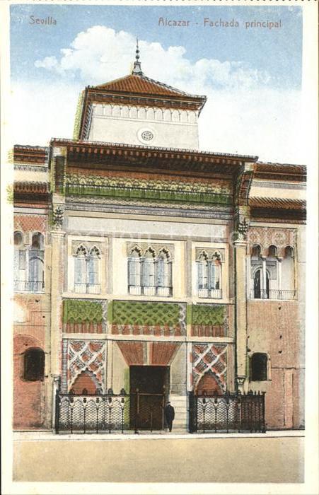 Sevilla Andalucia Alcazar Fachada principal