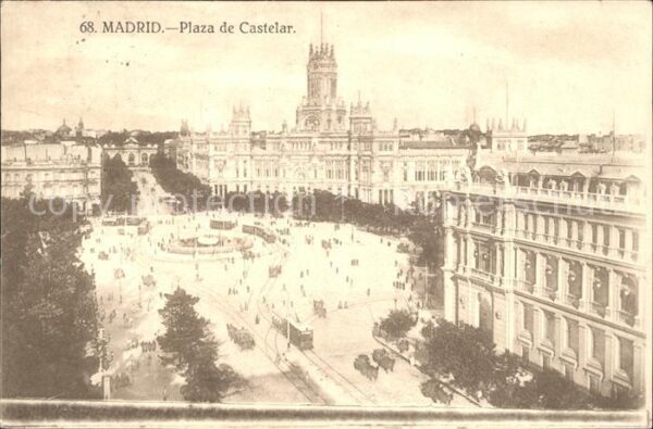 Madrid Spain Plaza Castelar