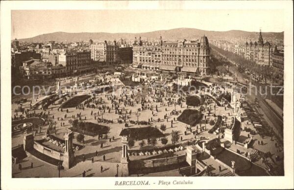 Barcelona Cataluna Plaza Cataluna