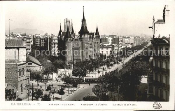 Barcelona Cataluna Avenida 14 de Abril