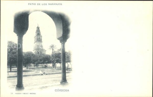 Verlag Hauser Y Menet Nr. 74 Cordoba Patio de los Naranjos