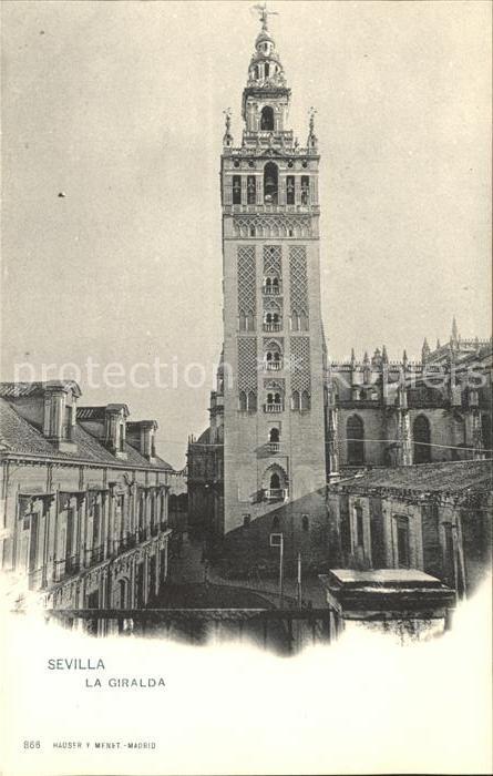 Verlag Hauser Y Menet Nr. 866 Sevilla La Giralda