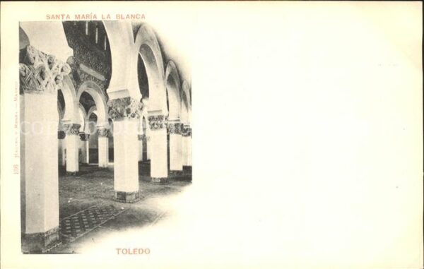 Verlag Hauser Y Menet Nr. 136 Toledo Santa Maria la Blanca