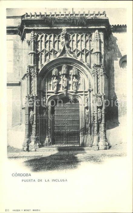 Verlag Hauser Y Menet Nr. 610 Cordoba Puerta de la Inclusa