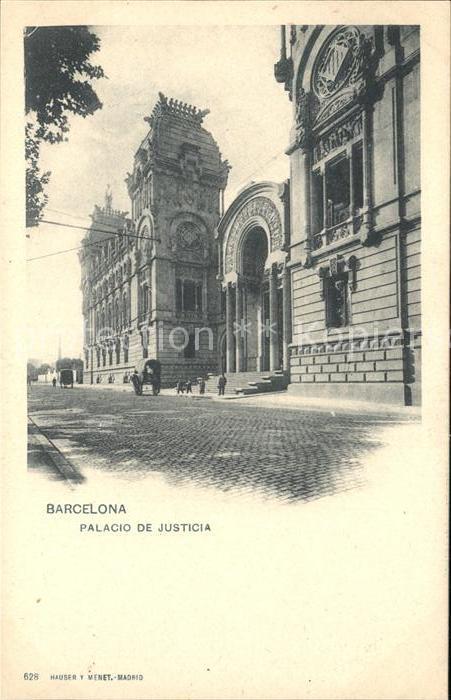 Verlag Hauser Y Menet Nr. 628 Barcelona Palacio de Justicia