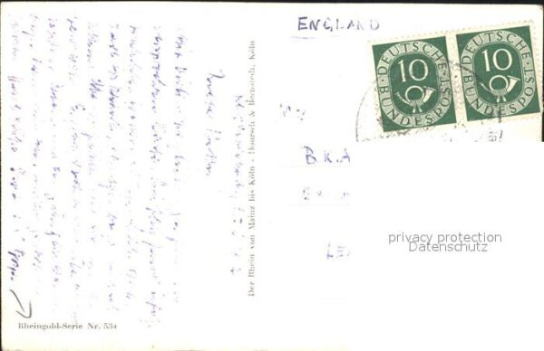 Rheingoldserie Nr. 534 Burg Rheinstein Dampfer – Bild 2