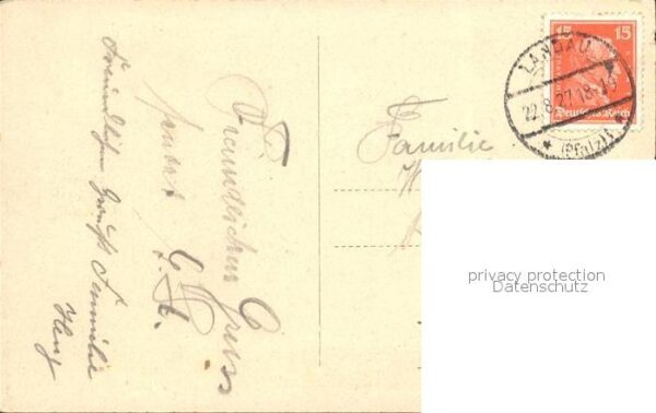 Liederkarte Pfälzer-Lied Ed. Jost Jost-Denkmal – Bild 2