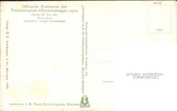 Passionsspiele Oberammergau Herodes Darsteller Gregor Breitsamter – Bild 2