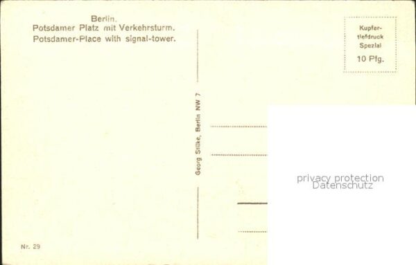 Strassenbahn Berlin Potsdamer Platz Verkehrsturm – Bild 2