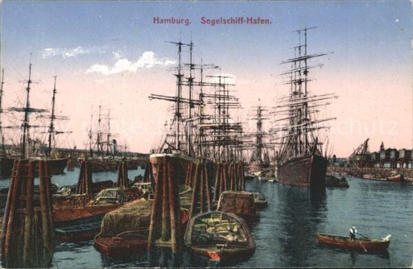 Segelschiffe Hafen Hamburg