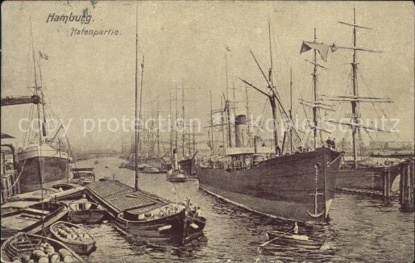 Segelschiffe Hamburg Hafenpartie
