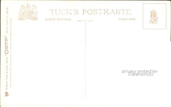 Verlag Tucks Oilette Nr. 201 B Alpen Hütte – Bild 2