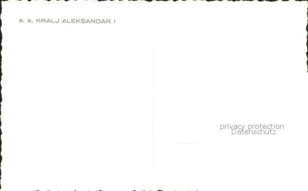 Dampfer Oceanliner S.S. Kralj Aleksandar I – Bild 2
