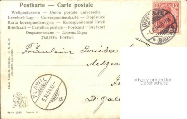 Namenstag Namenskarte Louise – Bild 2