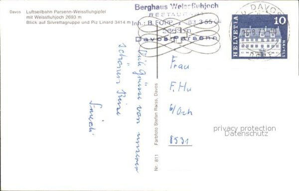 Seilbahn Parsenn-Weissfluhgipfel Weissfluhjoch S – Bild 2
