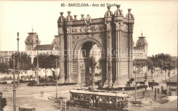 Strassenbahn Barcelona Arco del Triunfo