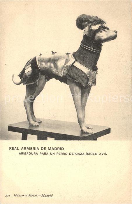 Verlag Hauser Y Menet Nr. 331 Reak Armeria de Madrid Armadura Par