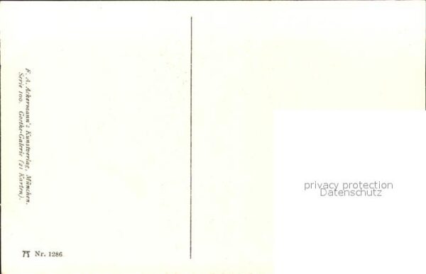 Verlag Ackermann Kuenstlerpostkarte Nr. 1286 Wilhelm von Kaulbach Leonore – Bild 2