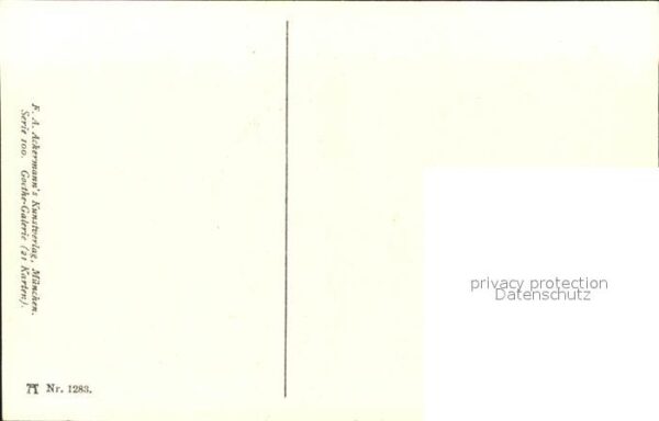 Verlag Ackermann Kuenstlerpostkarte Nr. 1283 Wilhelm von Kaulbach Helena – Bild 2