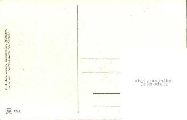 Verlag Ackermann Kuenstlerpostkarte Nr. 1282 Wilhelm von Kaulbach Iphigene – Bild 2