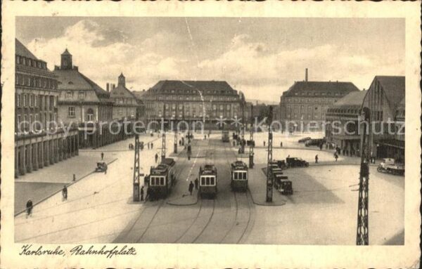 Strassenbahn Karlsruhe Bahnhofplatz