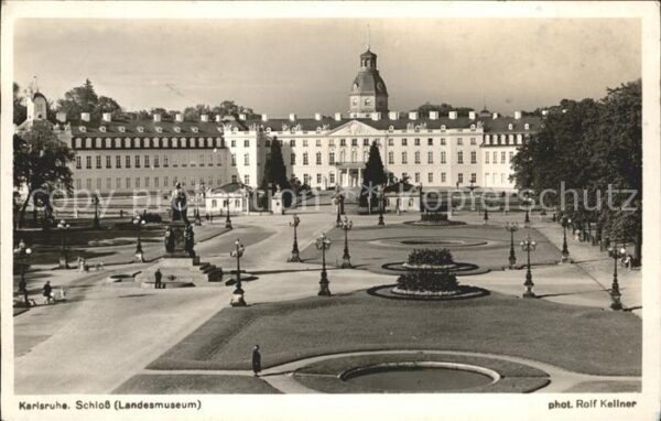 Foto Kellner Rolf Nr. 8000 Karlsruhe Schloss