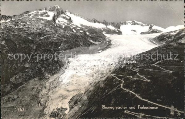 Gletscher Rhonegletscher Furkastrasse