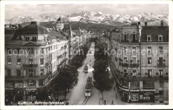 Strassenbahn Zürich Bahnhofstrasse