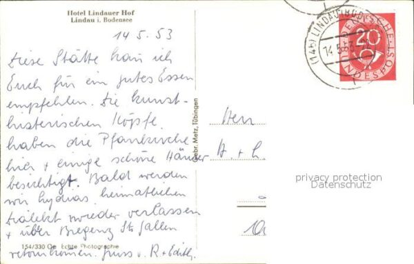 Dampfer Binnenschifffahrt Allgäu Hotel Lindauer Hof Lindau im Bod – Bild 2