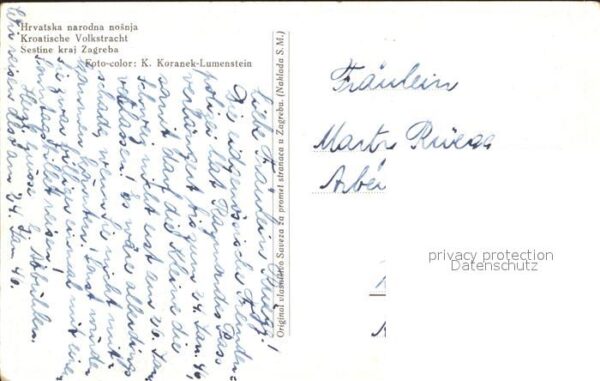 Trachten Kroatien Volkstracht – Bild 2