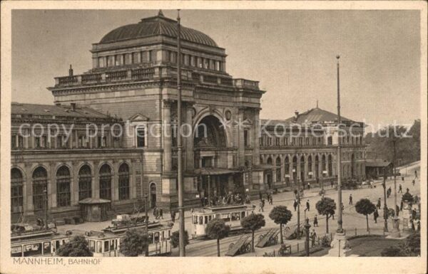 Strassenbahn Mannheim Bahnhof