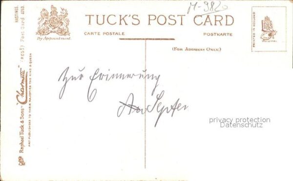 Verlag Tucks Charmette Nr. 4763 Hastings Castle – Bild 2