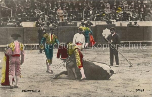 Stierkampf Puntilla Torero