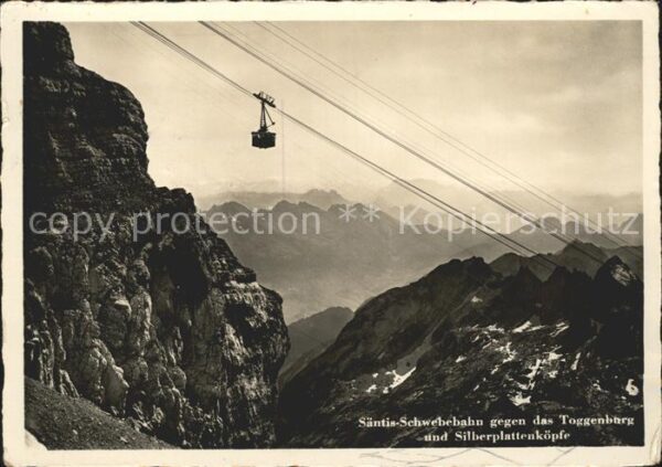 Seilbahn Säntis Toggenburg Silberplattenköpfe