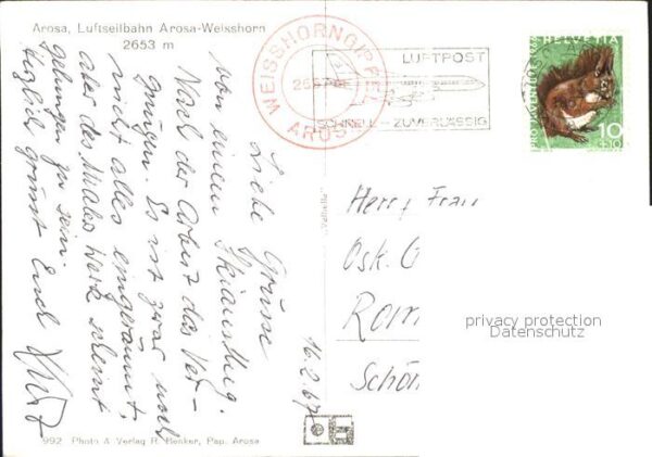 Seilbahn Arosa-Weisshorn – Bild 2