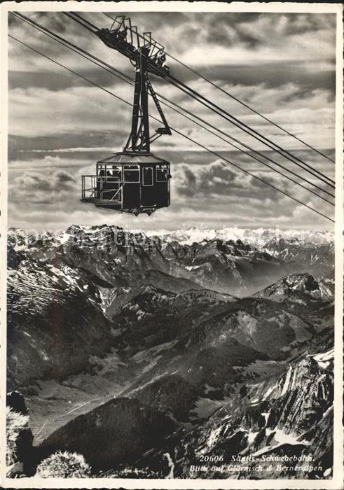 Seilbahn Säntis Glärnisch Berneralpen