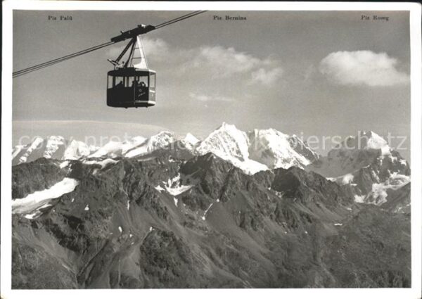 Seilbahn St. Moritz Corviglia Piz Nair Bernina G