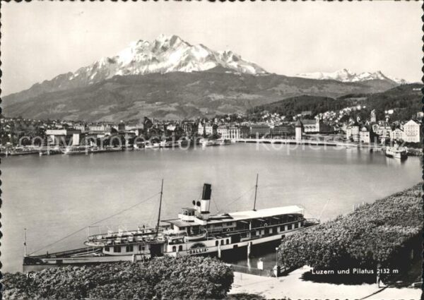 Dampfer Binnenschifffahrt Gallia Luzern Pilatus