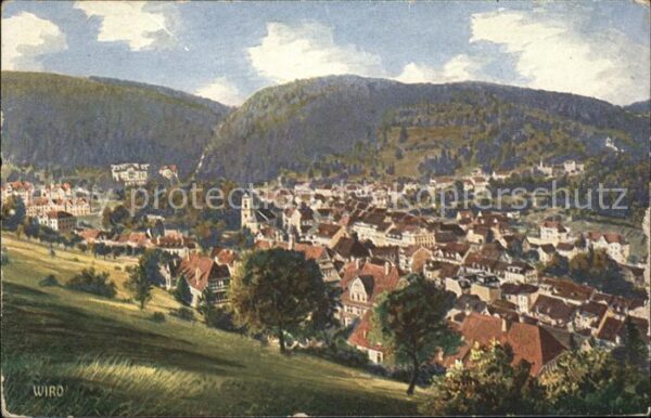 Verlag WIRO Wiedemann Nr. 2457 A Triberg Schwarzwald