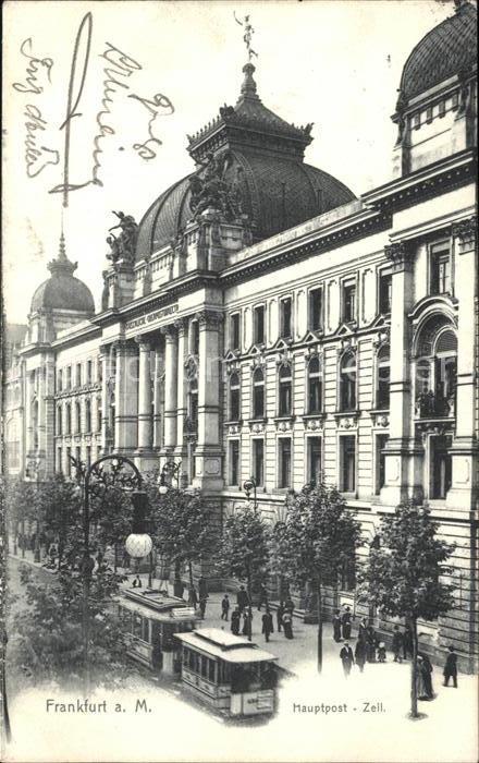 Strassenbahn Frankfurt am Main Hauptpost-Zeil