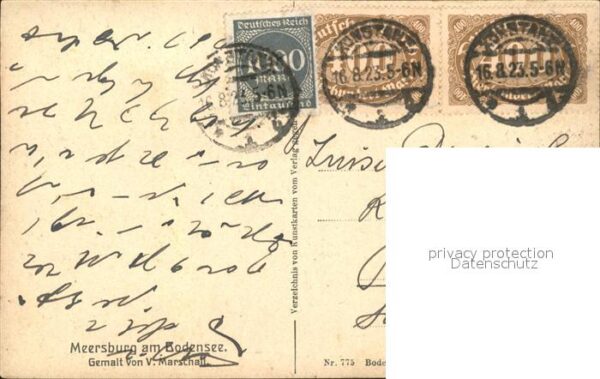 Marschall Vinzenz Meersburg am Bodensee Nr. 775 – Bild 2