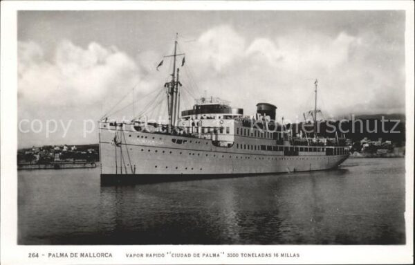 Dampfer Oceanliner Ciudad de Palma Palma de Mallorca