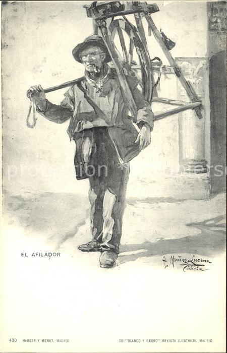 Verlag Hauser Y Menet Nr. 430 El Afilador Messerschleifer