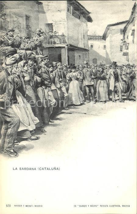 Verlag Hauser Y Menet Nr. 570 La Sardana Cataluna