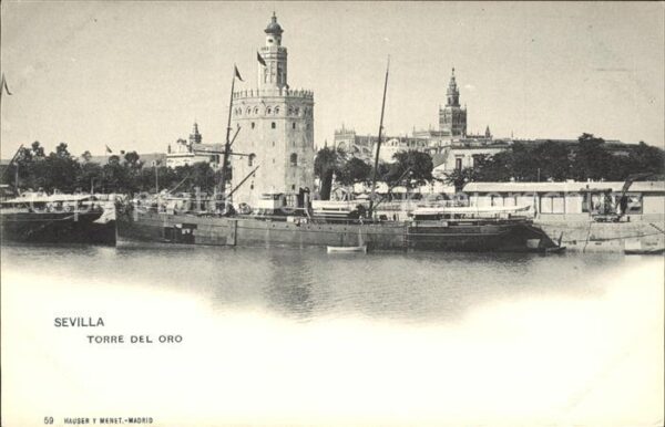 Verlag Hauser Y Menet Nr. 59 Sevilla Torre del Oro